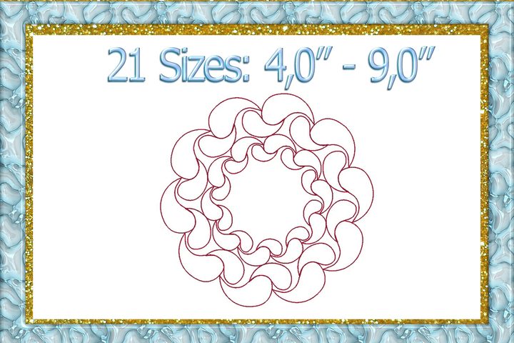 Quilt Block Machine Embroidery Design